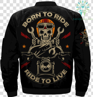 Born To Ride Ride To Live Skull Biker Over Print Jacket   Born To Ride Ride To Live  HD Png Download