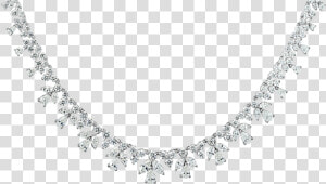 Diamond Necklaces By Graff   Gucci Link Diamond Chain  HD Png Download