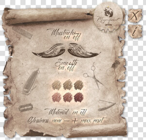 Transparent Hipster Mustache Png   Old Paper Scroll  Png Download