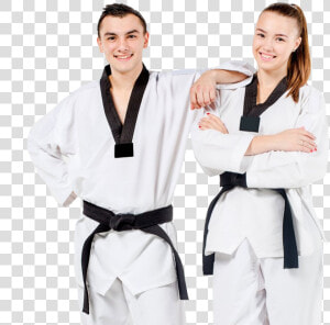 Martial Arts   Karate Girl And Boy  HD Png Download