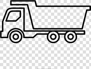 Dump Truck Coloring Page   Camion Disegno Da Colorare  HD Png Download