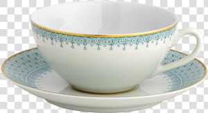 Green Lace Coup Cup  amp  Saucer single   Cup  HD Png Download