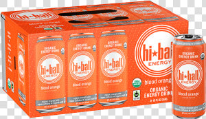 Blood Orange Hiball Energy Organic Juice Drink   Caffeinated Drink  HD Png Download