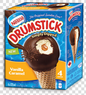 Alt Text Placeholder   Drumstick Ice Cream Caramel  HD Png Download