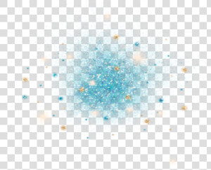 Ftestickers Glitter Overlay Blue Gold   Watercolor Paint  HD Png Download