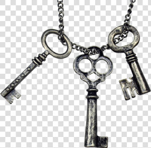 Burnished Silver Keys Necklace   Silver Key Jewelry  HD Png Download