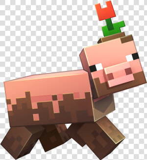 Minecraft Earth Muddy Pig  HD Png Download