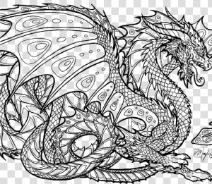 Announcing Realisticgon Coloring Pages With Astounding   Hard Dragon Coloring Pages To Print  HD Png Download