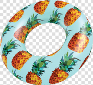 Retro Pineapple Beach  amp  Pool Tube   Beach Tube Png  Transparent Png