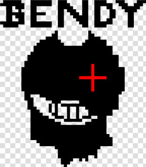 Bendy And The Ink Machine   Bendy And The Ink Machine Pixel Art  HD Png Download