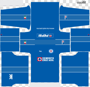 Cruz Azul Lib Cabanaxbox Konami Ps4 Pesuniverse   Kit Inter De Milan Dream League Soccer  HD Png Download