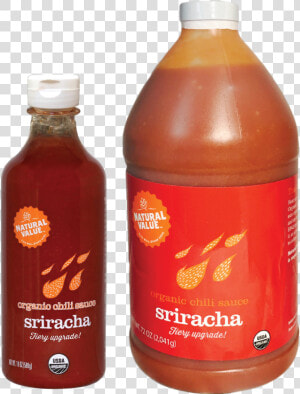 Natural Value® Organic Red Sriracha Sauce  HD Png Download