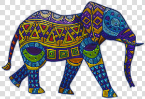 Elephant  Metallizer  Art  Glass  Factory   Indian Elephant Art Png  Transparent Png