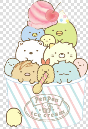  sumikkogurashi  sumikko  icecream   Sumikko Gurashi Drawing Food  HD Png Download