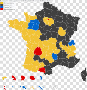 French Election Map 2017  HD Png Download