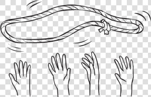 Transparent Hand Gripping Clipart   Line Art  HD Png Download