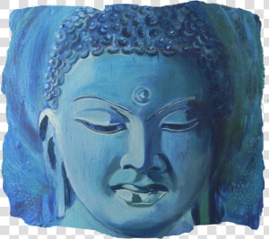 Buddha Blue Art   Gautama Buddha  HD Png Download