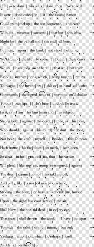 Enjamb1   Enjambment Examples In Macbeth  HD Png Download