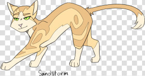 Image   Sandstorm Warrior Cats  HD Png Download