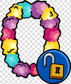 Club Sled Rewritten Wiki   Club Penguin Island Lei  HD Png Download