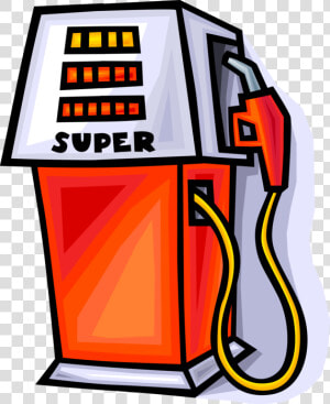 Vector Illustration Of Gasoline Petroleum Fossil Fuel   Clip Art Gas Pumps  HD Png Download