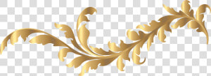 Floral Gold Element Clip Transparent Background   Gold Logo Design Png  Png Download