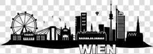 Vienna Wall Decal Germany Skyline Sticker   Vienna Png  Transparent Png