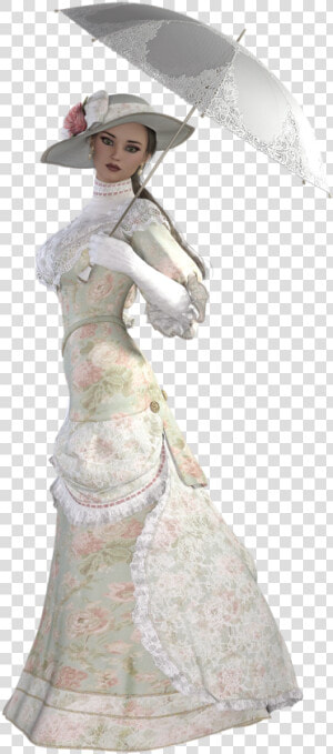 Woman Png  Female  Character  3d Model  Pose  Rendering   Victorian Woman Png  Transparent Png