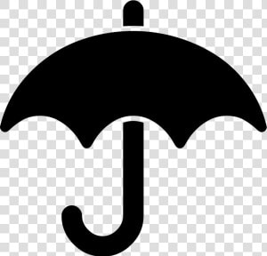 Umbrella Black Silhouette   Guarda Chuva Silhueta  HD Png Download