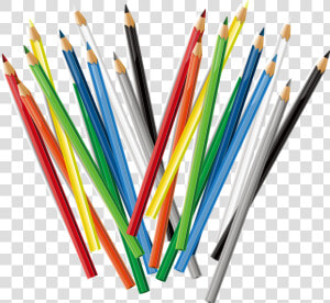 Colored Pencils Pattern   Color Pencil Png  Transparent Png