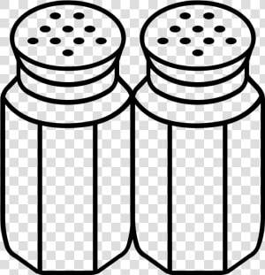 Salt Shaker Clipart Black And White  HD Png Download