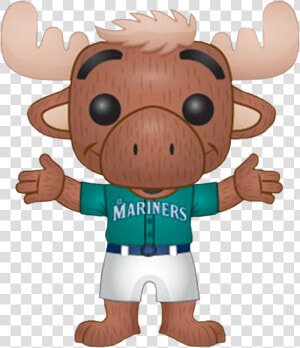 Mariner Moose Seattle Mariners Mascot Pop Vinyl Figure   Mariner Moose  HD Png Download