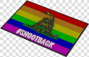  shootback Dont Tread On Me Morale Patch  HD Png Download