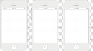 Printable Iphone 4 Templates   Iphone  HD Png Download