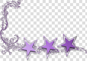 Transparent Star Border Png   Clipart Purple Star Border  Png Download