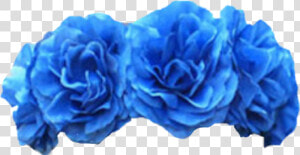 Blue Flower Crown Png   Flower Crown Png Blue  Transparent Png