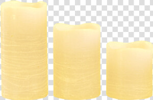 Ivory Pillar Wax Candle X3   Advent Candle  HD Png Download