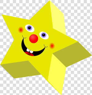 Estrellas  Cara  Feliz  Riendo  Vivero  Pre Escolar   Star With A Face  HD Png Download