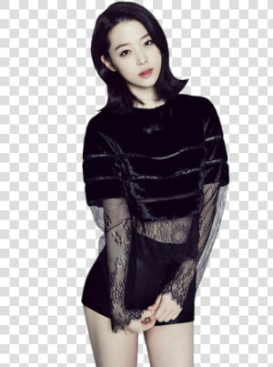 Transparent Sulli From The 2014 F Calendar X  the Lace   F X Sulli Electric Shock Bang  HD Png Download