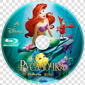 The Little Mermaid Bluray Disc Image   Little Mermaid Movie  HD Png Download