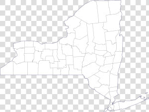 Clip Art File Map Of County   New York State County Map Png  Transparent Png