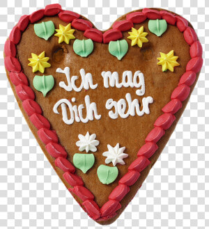 Gingerbread Heart  Heart  Gingerbread  Baked Goods  HD Png Download