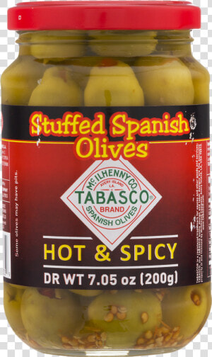 Tabasco Brand Hot  amp  Spicy Stuffed Spanish Olives  HD Png Download