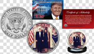 Donald Trump Half Dollar Coin Ebay  HD Png Download