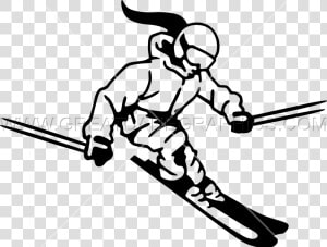 Female Skiing Production Ready   Ski Girl Clip Art  HD Png Download