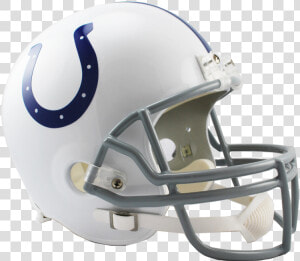 Indianapolis Colts Replica Vsr4 Full Size Helmet   Colts Football Helmet  HD Png Download