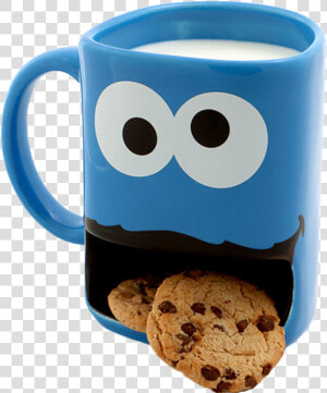 Cookie Monster Taza  HD Png Download