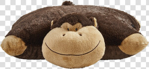 18 Stuffed Animal Plush Toy Large Pillow Pets My My   Monkey Pillow Pets  HD Png Download