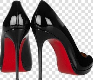 Black Heels Png Transparent Background   Louboutin Heels Png  Png Download