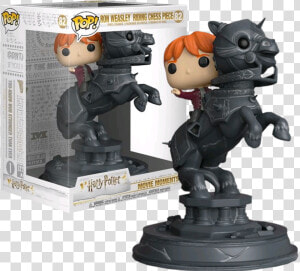 Ron Weasley Riding Chess Piece Movie Moments Pop Vinyl   Ron Weasley Riding Chess Piece Funko  HD Png Download